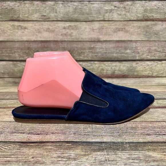 Jenni Kayne Blue Suede Mules - Picture 3 of 8
